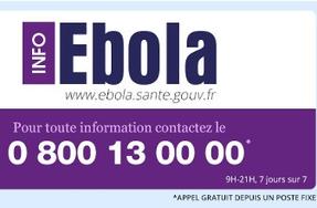 Ebola : le Gouvernement met en place un dispositif d'information 
