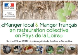 « Manger local & Manger français en restauration collective en Pays de la Loire »