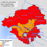 L'eau potable et le bassin de la Loire remontent en Alerte renforcée