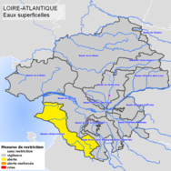 Sécheresse :1er arrêté de restriction des usages de l'eau pour le département de la Loire-Atlantique