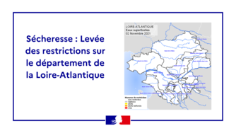 Sécheresse : Levée des restrictions sur le département de la Loire-Atlantique